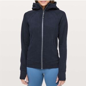 Lululemon Scuba Hoodie Full Zip Light Cotton Terry Fleece Size 10